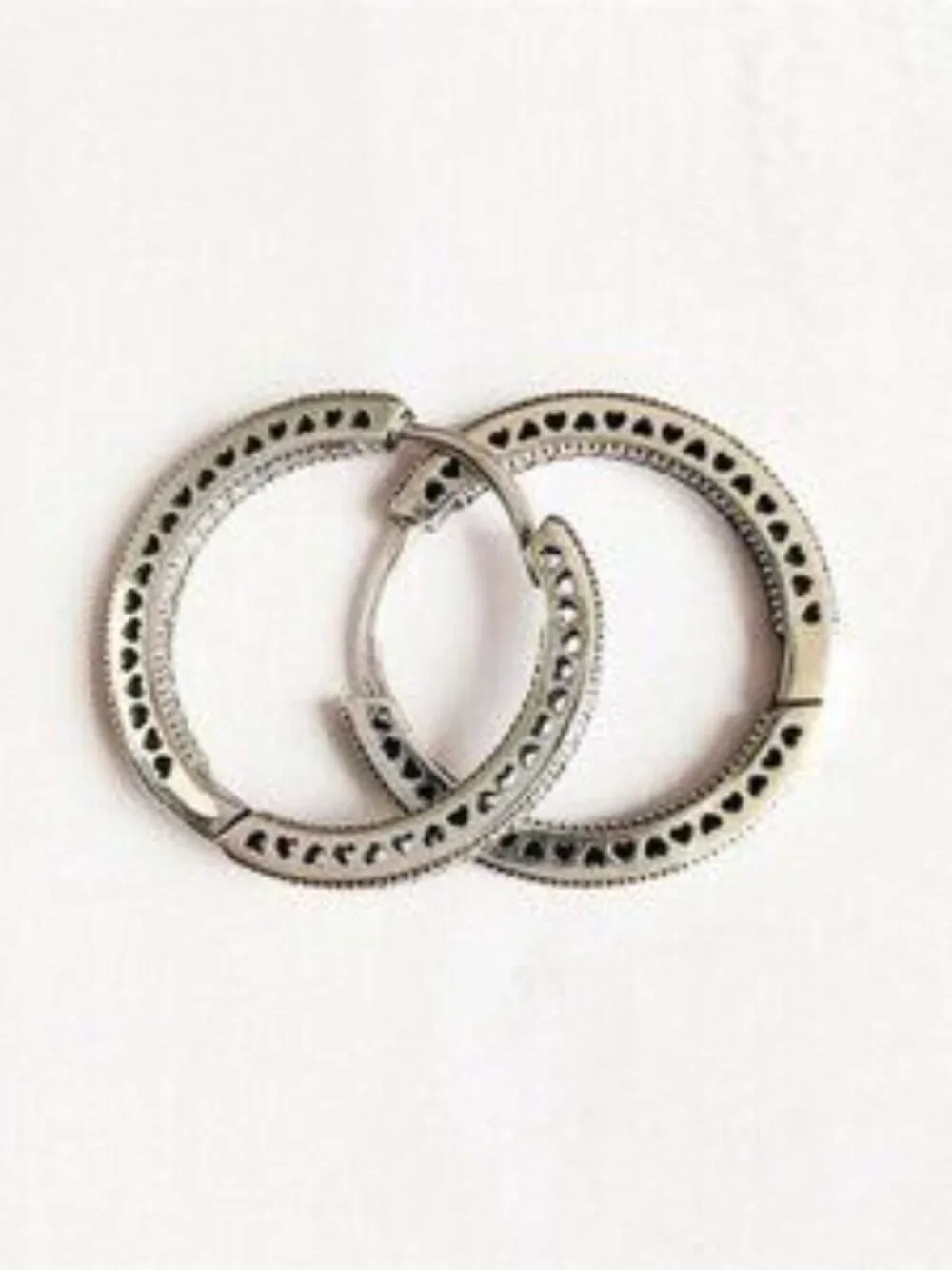 Pandora hearts of pandora hoop earrings